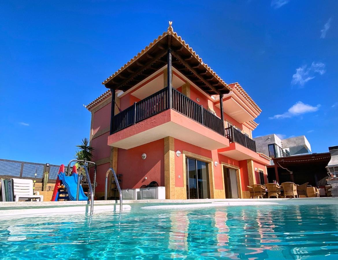 Luxury 5 Star Villa Violetta With Amazing Sea View, Jacuzzi And Heated Pool San Agustín Exterior foto
