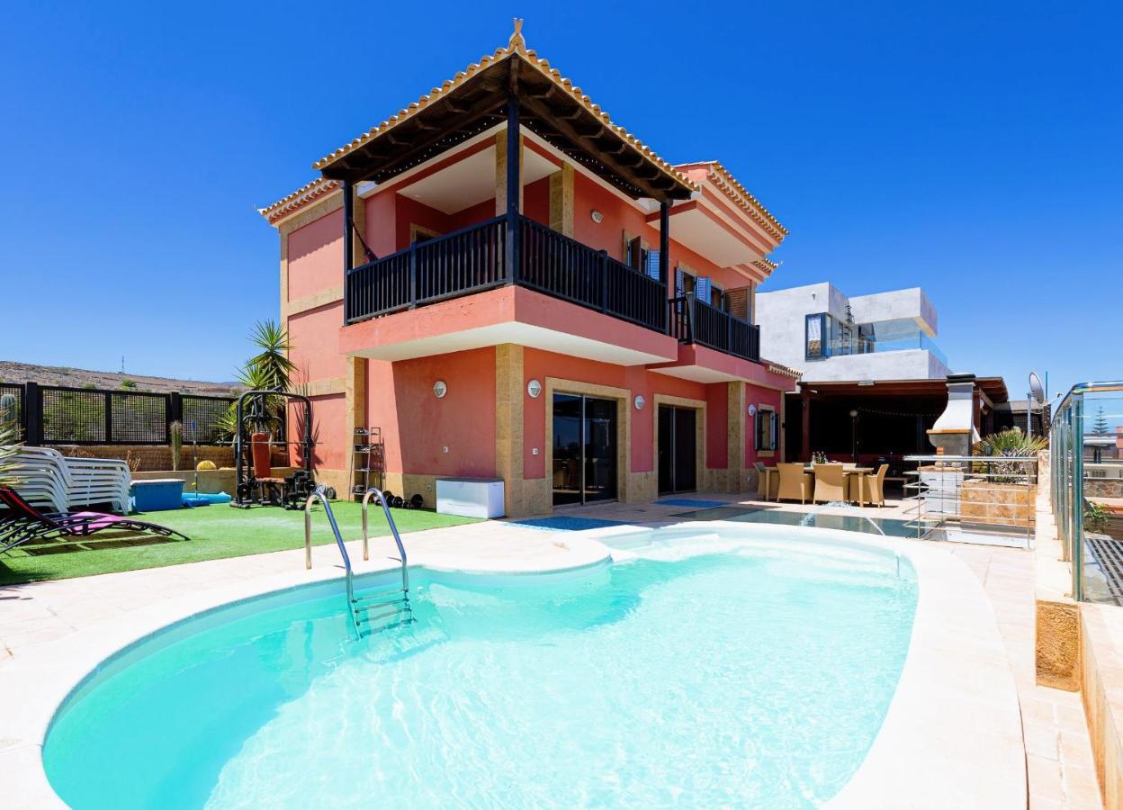 Luxury 5 Star Villa Violetta With Amazing Sea View, Jacuzzi And Heated Pool San Agustín Exterior foto
