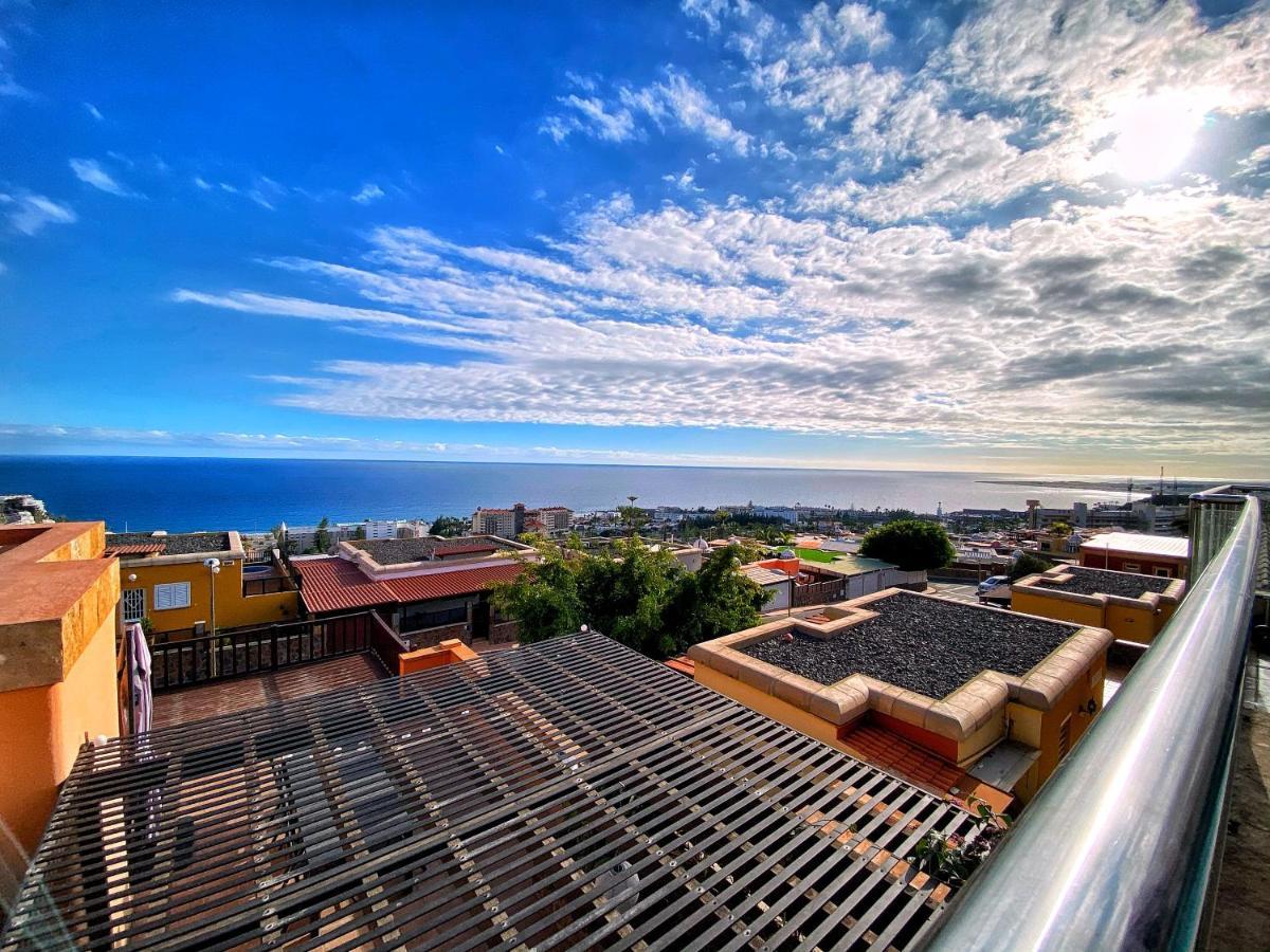 Luxury 5 Star Villa Violetta With Amazing Sea View, Jacuzzi And Heated Pool San Agustín Exterior foto