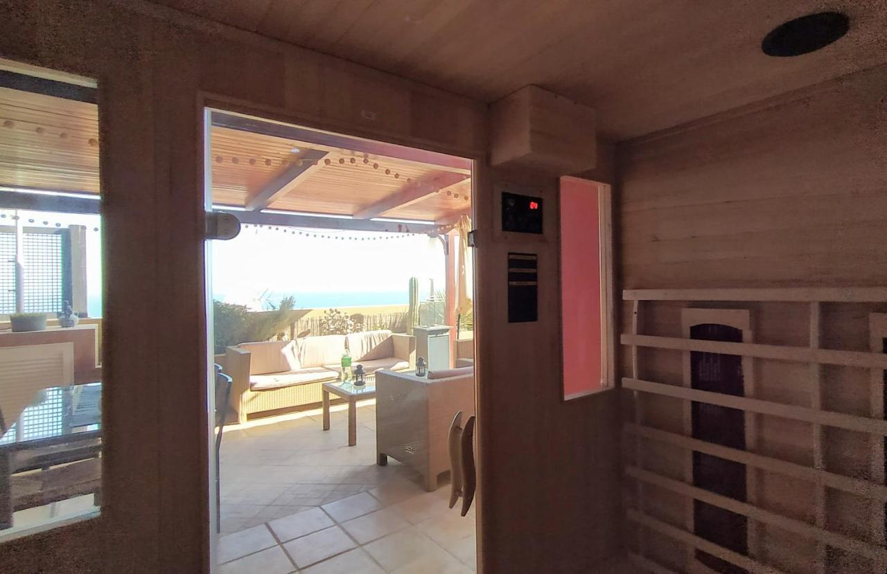 Luxury 5 Star Villa Violetta With Amazing Sea View, Jacuzzi And Heated Pool San Agustín Exterior foto