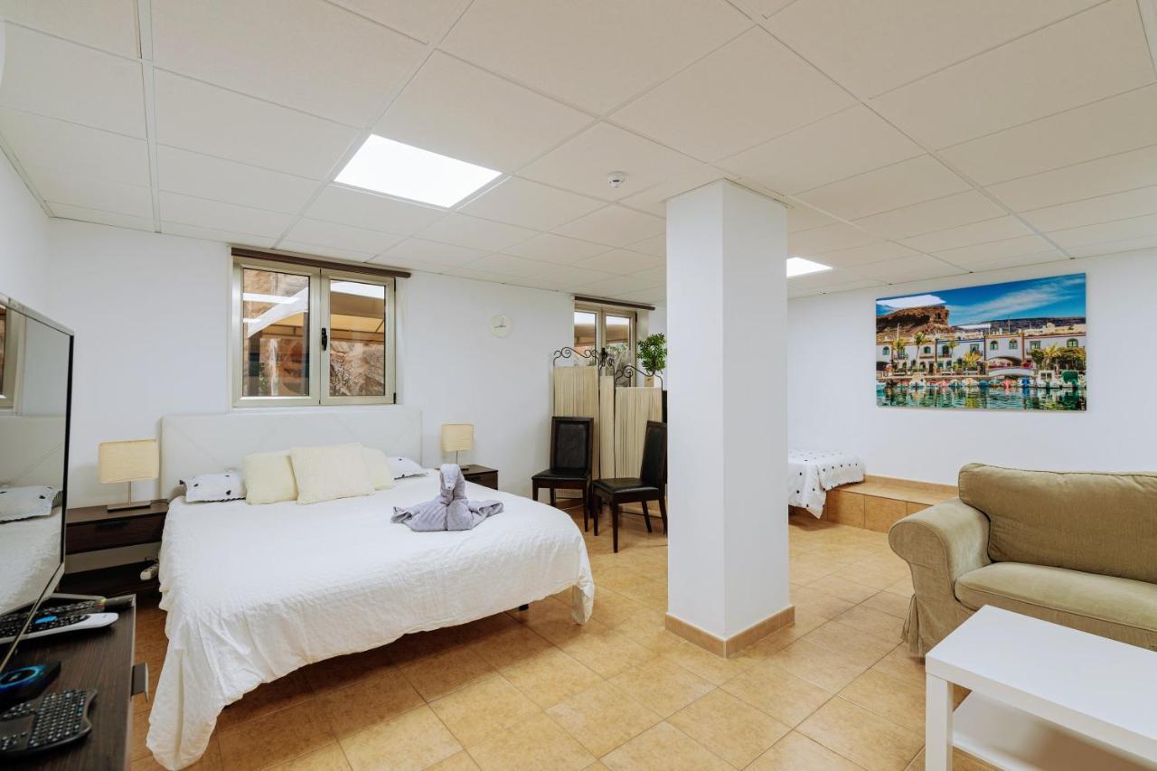 Luxury 5 Star Villa Violetta With Amazing Sea View, Jacuzzi And Heated Pool San Agustín Exterior foto
