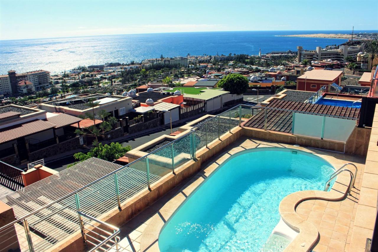 Luxury 5 Star Villa Violetta With Amazing Sea View, Jacuzzi And Heated Pool San Agustín Exterior foto