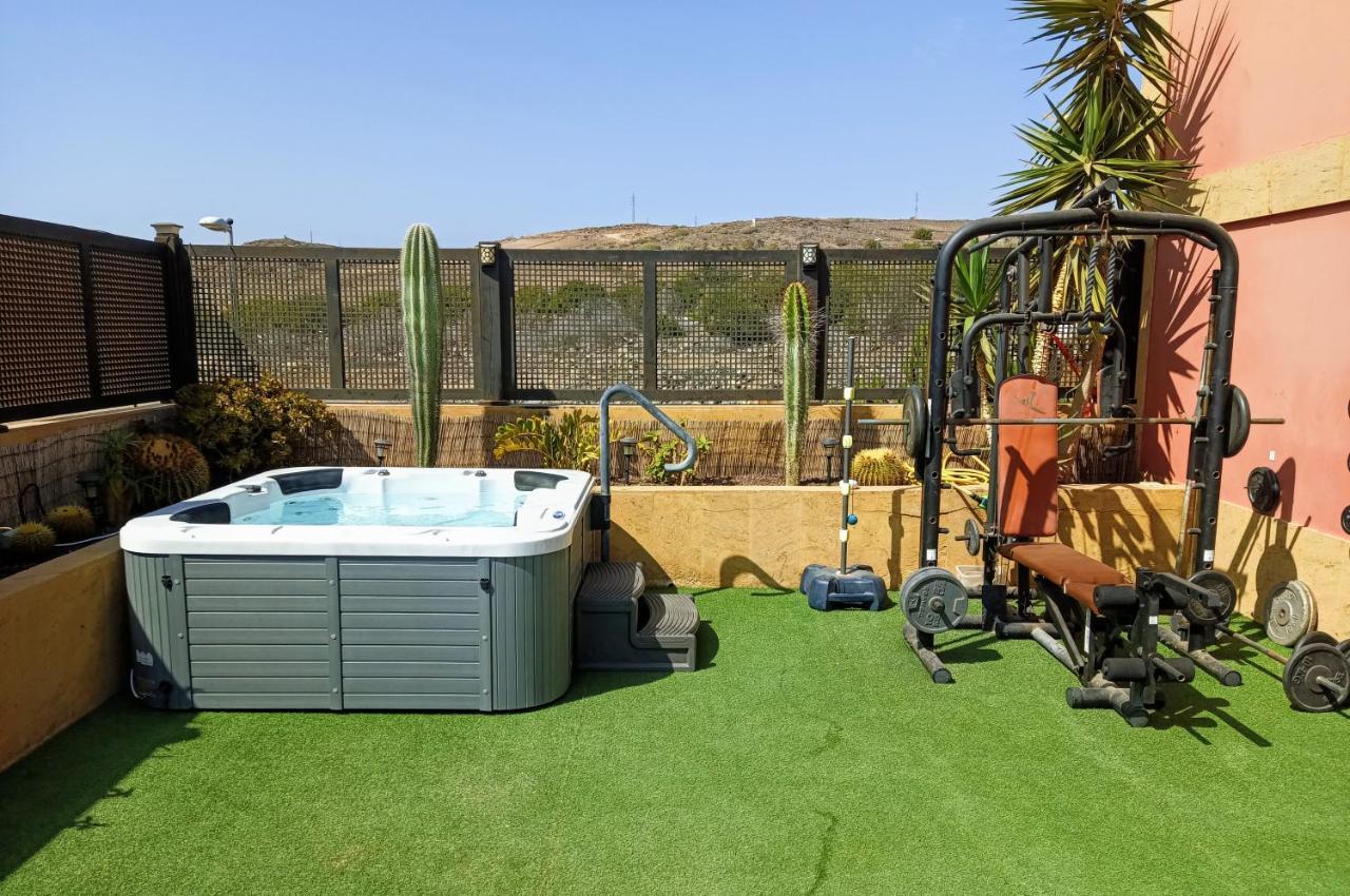 Luxury 5 Star Villa Violetta With Amazing Sea View, Jacuzzi And Heated Pool San Agustín Exterior foto