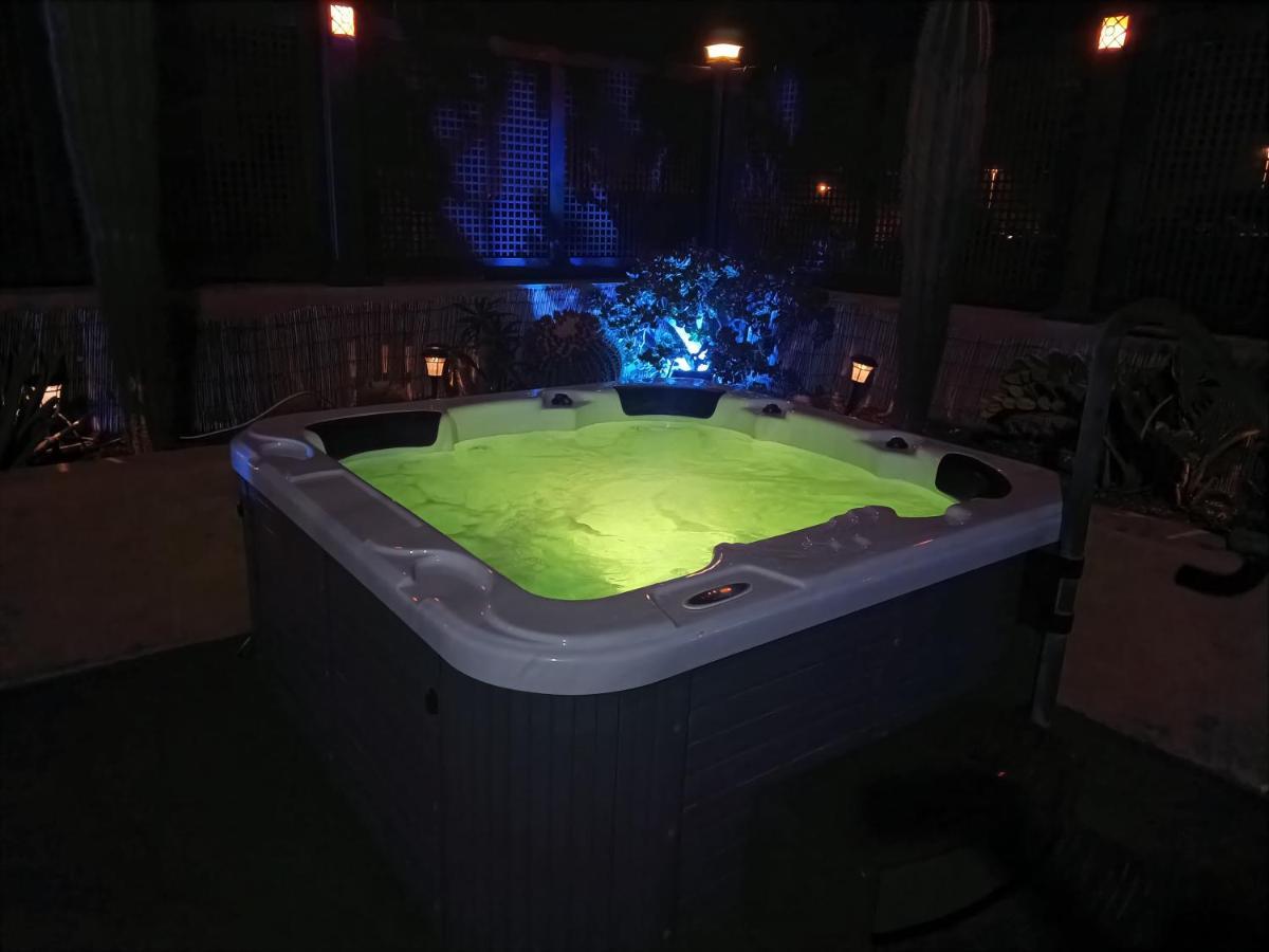 Luxury 5 Star Villa Violetta With Amazing Sea View, Jacuzzi And Heated Pool San Agustín Exterior foto